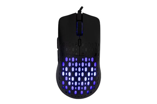 Miška BARACUDA BGM-021 Octopus, RGB, optična, 3600dpi, črna