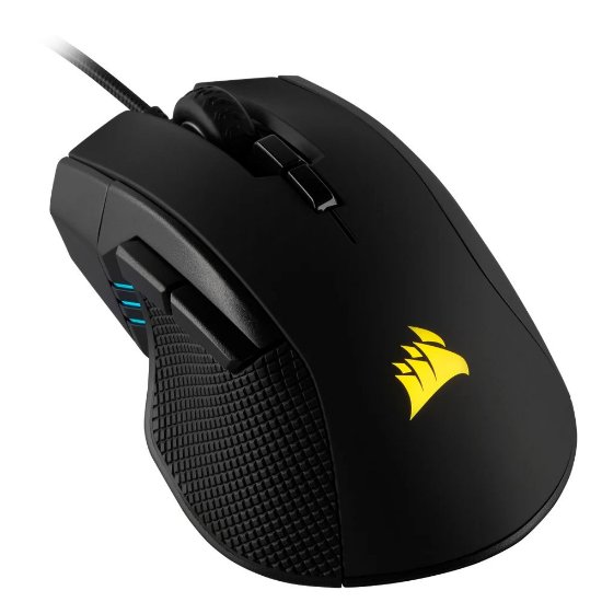Miška CORSAIR Ironclaw, RGB, optična, 18000dpi, črna
