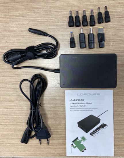 OPEN BOX - Punjač za laptop LC POWER LC-NB-PRO-90, 90W, univerzalni