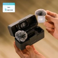 Mikrofon DJI Mic Mini 2, 2 odašiljača, 1 prijemnik, kutija za punjenje, crni