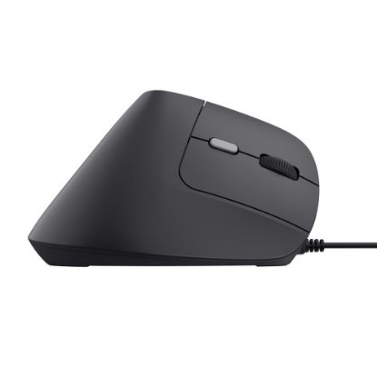Miška TRUST Bayo II Ergonomic, optična, 2400dpi, črna