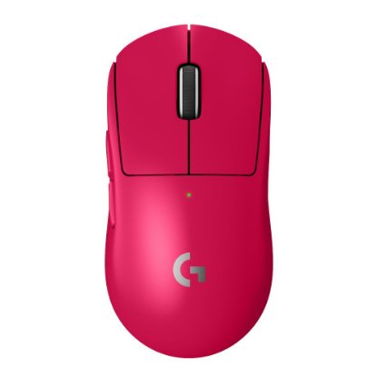 Miška LOGITECH Pro X Superlight 2, brezžična, optična, 32000dpi, roza, USB