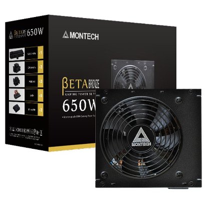 Napajalnik 650W, MONTECH Beta 650, ATX, 120mm vent. 80+ Bronze