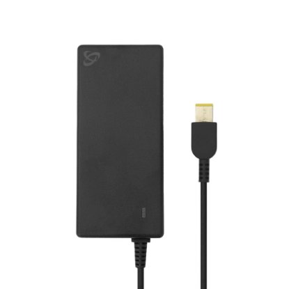 Polnilec za prenosni računalnik SBOX LN-45W, za Lenovo, 45W, črni