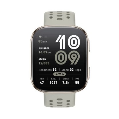 Pametna ura AMAZFIT Bip 6, pametna obvestila, siva.