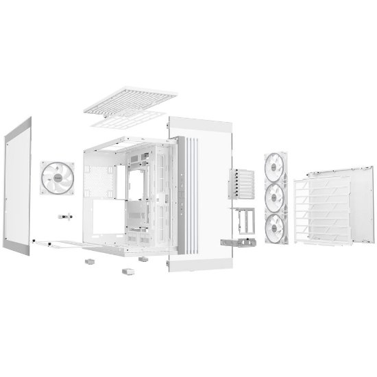 Ohišje BE QUIET Light Base 900 FX, E-ATX, belo, bez napajalnika