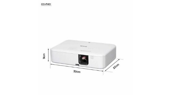 Projektor 3LCD, EPSON CO-FH01, 1920x1080, 3000 ANSI Lumena, 35000:1, beli