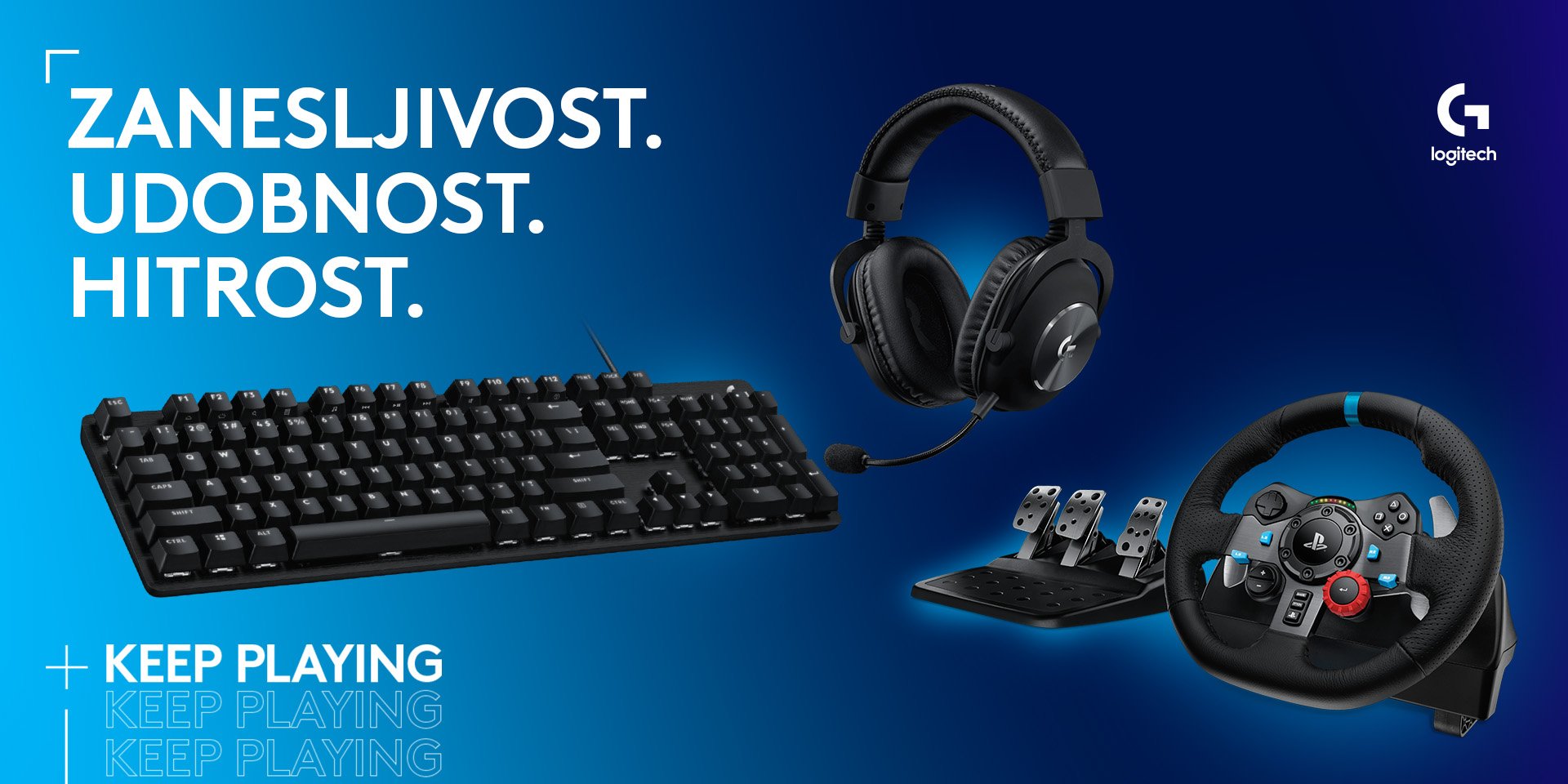 Gaming ponudba Logitech
