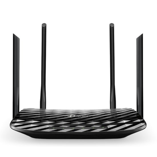 Usmerjevalnik TP-LINK AC-1200, 802.11a/b/g/n/ac, dvopasovni gigabitni Archer C6, usmerjevalnik, 4 x 10/100/1000 LAN + 1 x 10/100/1000 WAN, 4 antene, brezžični