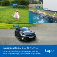 Mrežna nadzorna kamera TP-LINK C425 KIT, 2K, baterijska, solarni panel, zunanja, WiFi, pametna, noćno snemanje