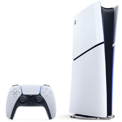 Igralna konzola SONY PlayStation 5 Slim E Chassis Digital Edition, 825GB SSD, DualSense kontroler, bela
