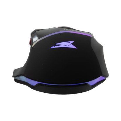 Miška BARACUDA BGM-041 Manta, RGB, optična, 12800dpi, črna