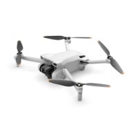 Dron DJI Mini 3, 4K kamera, 3-osni gimbal, čas leta do 38 min, daljinski upravljalnik, bel