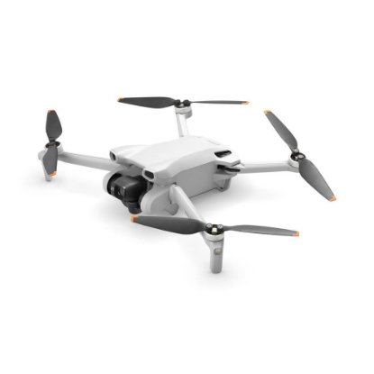 Dron DJI Mini 3, 4K kamera, 3-osni gimbal, čas leta do 38 min, daljinski upravljalnik, bel