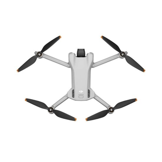 Dron DJI Mini 3, 4K kamera, 3-osni gimbal, čas leta do 38 min, daljinski upravljalnik, bel