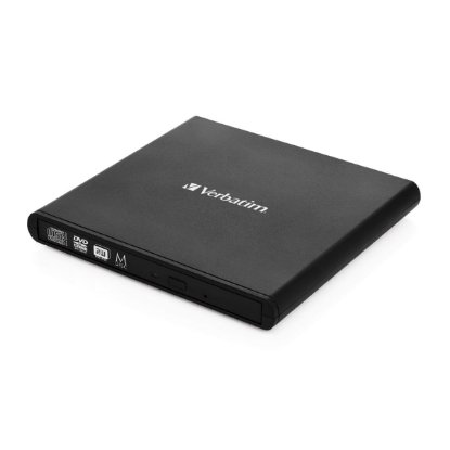 DVD±RW zunanji, VERBATIM DVD+/-RW Light, 8x, črn, USB