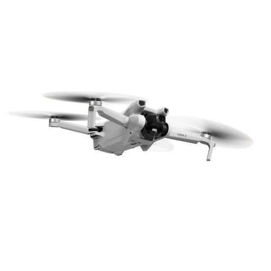 Dron DJI Mini 3, 4K kamera, 3-osni gimbal, čas letenja do 38 minut, pametni daljinski upravljalnik, bela barva