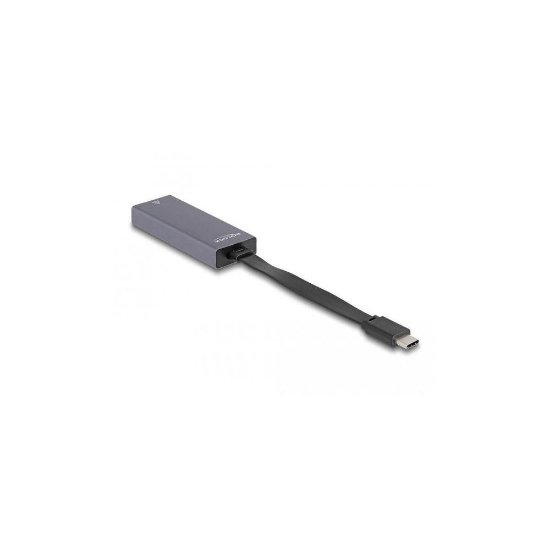 Omrežni adapter DELOCK, USB-C na 2.5Gb LAN, slim, črni