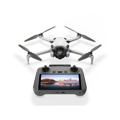 Dron DJI Mini 4 Pro Fly More Combo, 4K kamera, 3-axis gimbal, vreme leta do 34 min, DJI RC 2 daljinski upravljač, beli