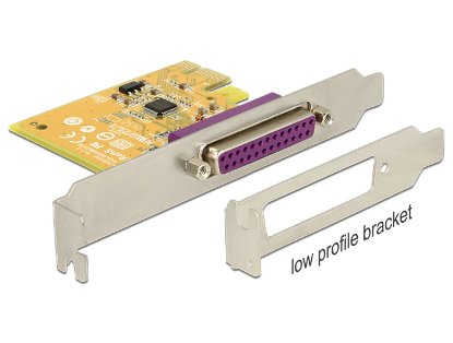 Krmilnik PCI-E, DELOCK, paralelni port, low profile nosilec