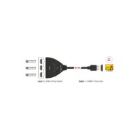 razdelnik HDMI DELOCK Switch, 3x HDMI In na 1x HDMI out, 8K 60Hz