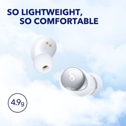slušalke ANKER SoundCore Space A40, in-ear, brezžične, Bluetooth, bele