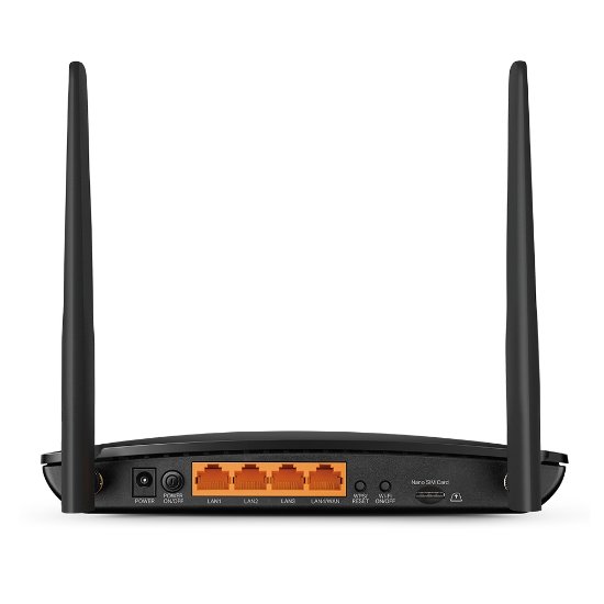 Usmerjevalnik TP-LINK Archer MR600 V2, 802.11a/b/g/n/ac, 4G+ SIM, dvopasovni gigabitni Archer MR600 usmerjevalnik, 3 x 10/100/1000 LAN + 1 x 10/100/1000 WAN + 1 x 4G SIM, 2 anteni, brezžični