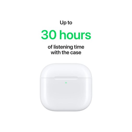 Slušalice APPLE Airpods 4, USB-C, kutijica za punjenje, in-ear, mikrofon, bijele Slušalke APPLE AirPods 4, USB-C, polnilna škatlica, ušesne, mikrofon, bele