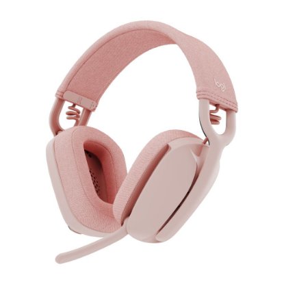 slušalke LOGITECH Zone Vibe 100, brezžične, BT, roze