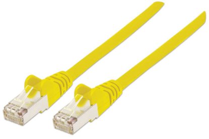 Kabel INTELLINET patch CAT6a S/FTP, rumen, 1.0m
