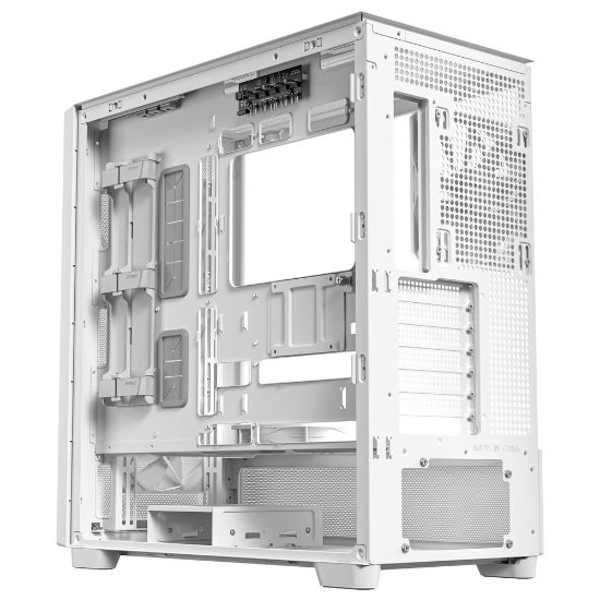 Ohišje ANTEC Flux White, MIDI, E-ATX, belo, bez napajalnika