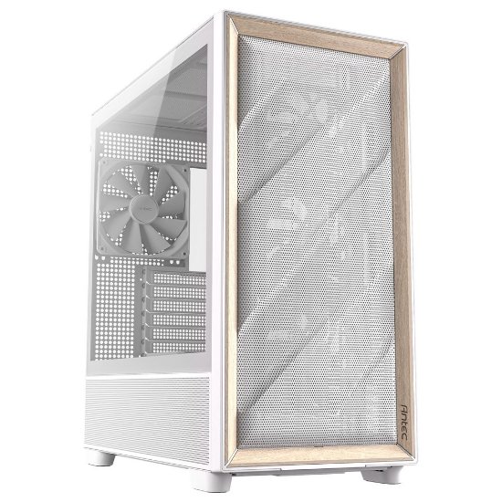 Ohišje ANTEC Flux White, MIDI, E-ATX, belo, bez napajalnika