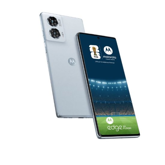 Mobilni telefon MOTOROLA Edge 50 Fusion, 6,7", 8 GB, 256 GB, Android 14, modre barve.