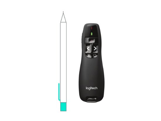 Presenter LOGITECH R400, laser, brezžični, retail