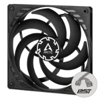 Ventilator ARCTIC P14 Slim PWM PST, 140mm, 1800 okr/min, črni