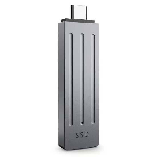 SSD zunanji 2TB SEAGATE Ultra Compact, STMX2000400, 1000 MB/s, USB-C, sivi