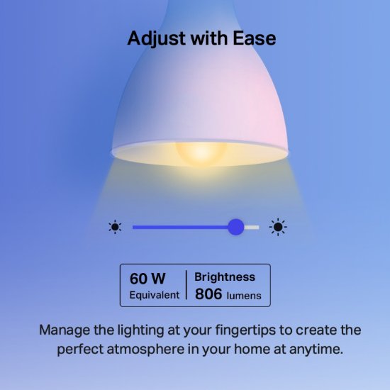 Pametna žarnica TP-LINK Tapo L530E, 8.7W, LED, WiFi, večbarvna