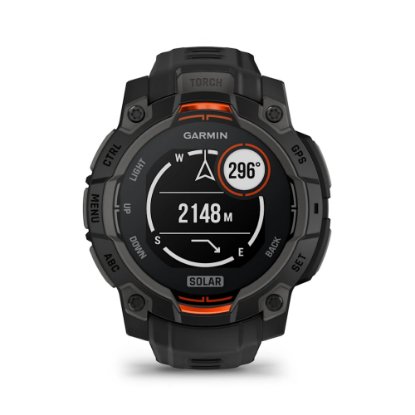 Pametna ura GARMIN Instinct 3 Solar 45mm, GPS, HR, Pametna obvestila, črni