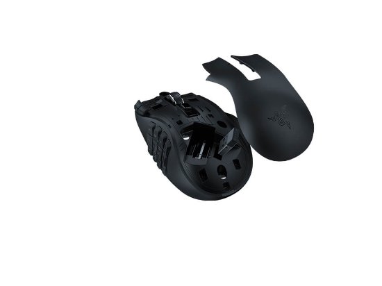 Miška RAZER Naga V2 HyperSpeed, optički, 30000dpi, bežični, črni