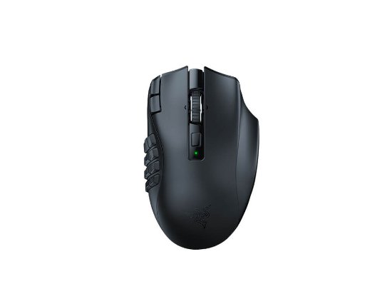 Miška RAZER Naga V2 HyperSpeed, optički, 30000dpi, bežični, črni