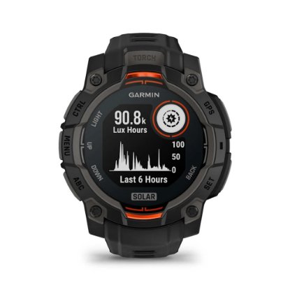 Pametna ura GARMIN Instinct 3 Solar 45mm, GPS, HR, Pametna obvestila, črni