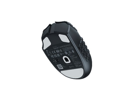 Miška RAZER Naga V2 HyperSpeed, optički, 30000dpi, bežični, črni