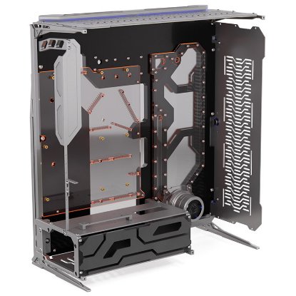 Kućište SINGULARITY COMPUTERS Spectre 3.0, E-ATX, prozor, kaljeno staklo, srebrno, bez napajanja