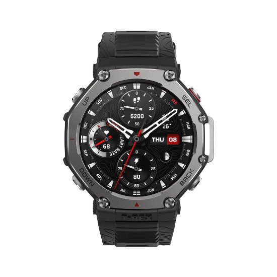 Pametni sat AMAZFIT T-Rex 3, 1.5" AMOLED, pametne obavijesti, crni