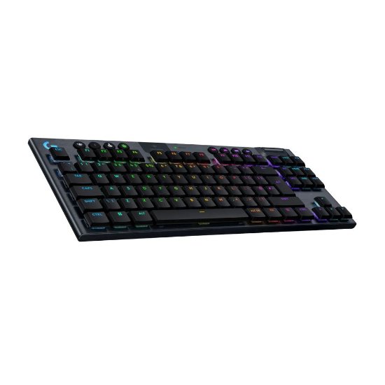 Tipkovnica LOGITECH Gaming G915 X TKL Lightspeed Tactile, RGB, mehanička, bežična, US Layout, crna