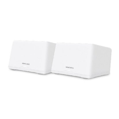 Wireless Range Extender MERCUSYS Halo H47BE, Tri-Band WiFi 7 Mesh, bijeli, 2 komada