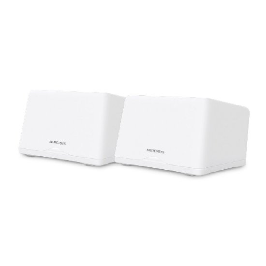Wireless Range Extender MERCUSYS Halo H47BE, Tri-Band WiFi 7 Mesh, bijeli, 2 komada