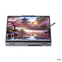 Laptop LENOVO IdeaPad 5 2in1 83KT0015SC / Ryzen AI 7 350, 24GB, 1TB SSD, AMD Radeon Graphics, 14" WUXGA OLED Touch, Windows 11, sivi