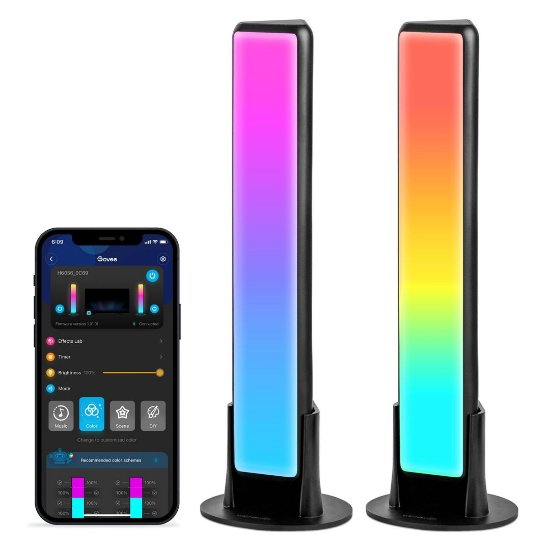 LED lampa GOVEE RGBICWW WiFi + Bluetooth Flow Plus Light Bars