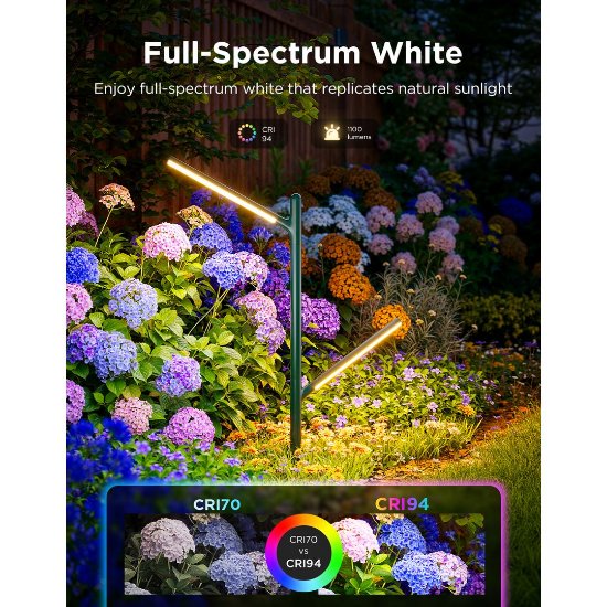 Vrtna svjetla GOVEE RGBICWW Garden Lights
